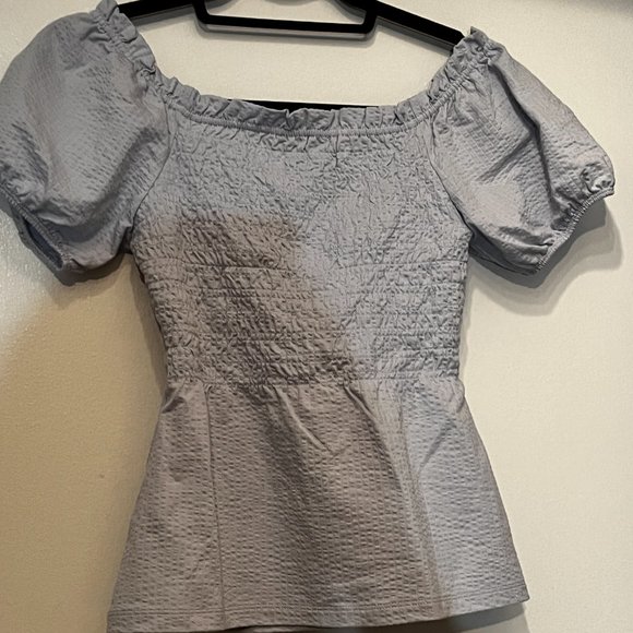 J Crew NWT Light Blue Ruffled Top Size XXS‎ - Picture 11 of 11